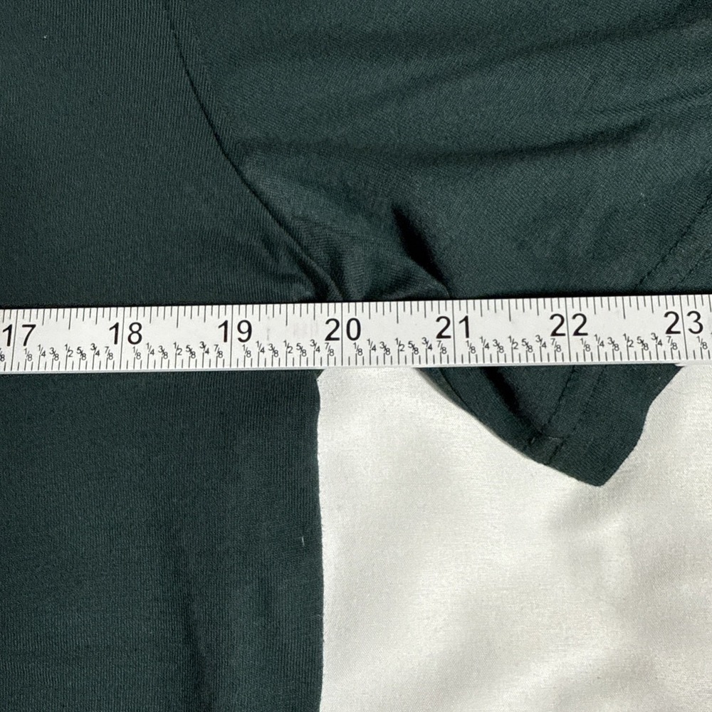 Eighty Eight Brand Mens L Forest Green Graphic Patch Melting Skull Drip T-Shirt - Picture 9 of 12